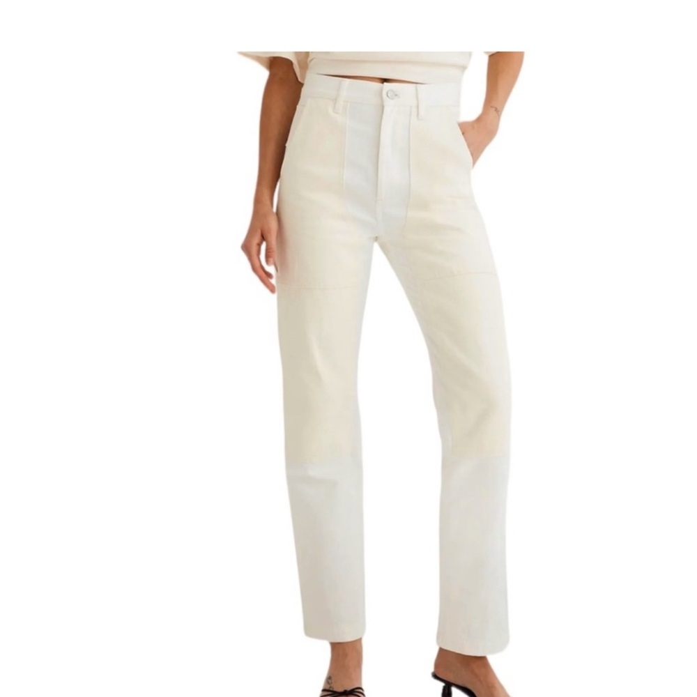 Madewell The '90s Straight Jean: Two-Tone Workwear Edition